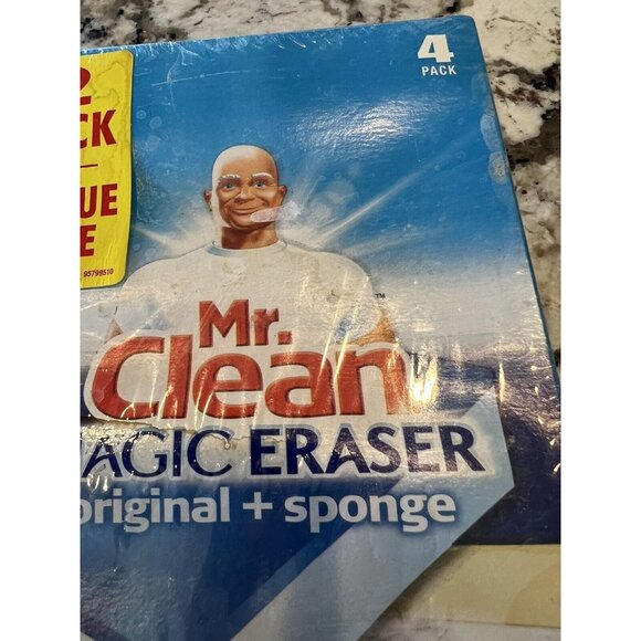 Mr. Clean Magic Eraser Original + Sponge Household Cleaning Pads Vintage New - Picture 2 of 10
